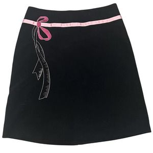 vintage y2k charlotte russe bow skirt